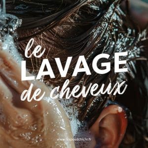 le lavage de cheveux