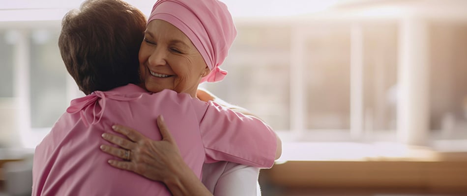 S'entourer de personnes positives lors d'un cancer
