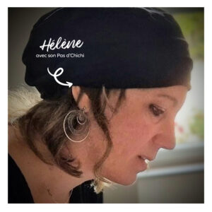 Face à la perte de ses cheveux pendant la chimiothérapie, Hélène redoutait le regard de ses enfants. Elle raconte comment son Pas d’Chichi l’aide à rester elle-même.